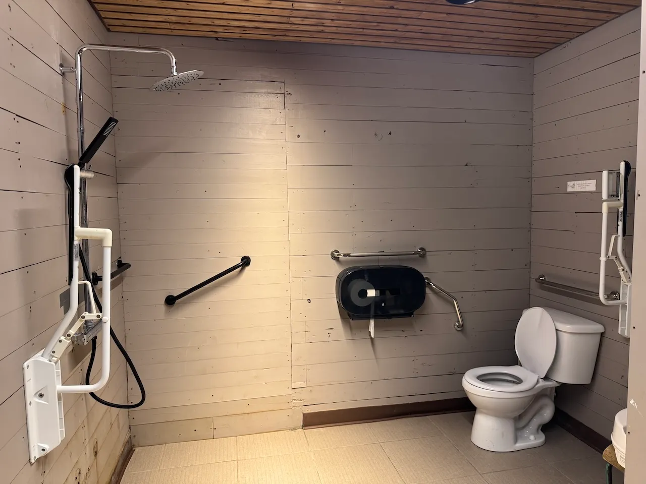 Toilette et douche adaptée