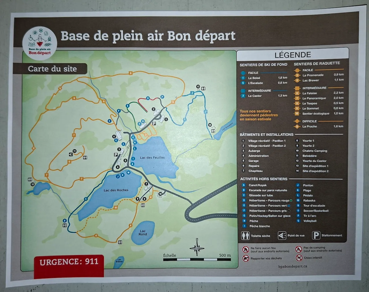 Carte du site