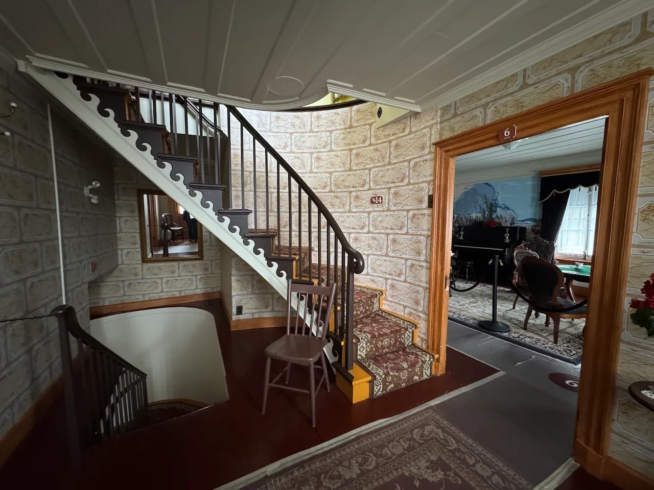 Escalier entre les étages