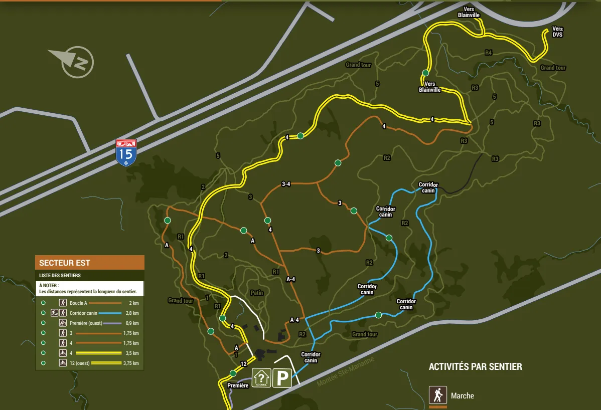 Trail map