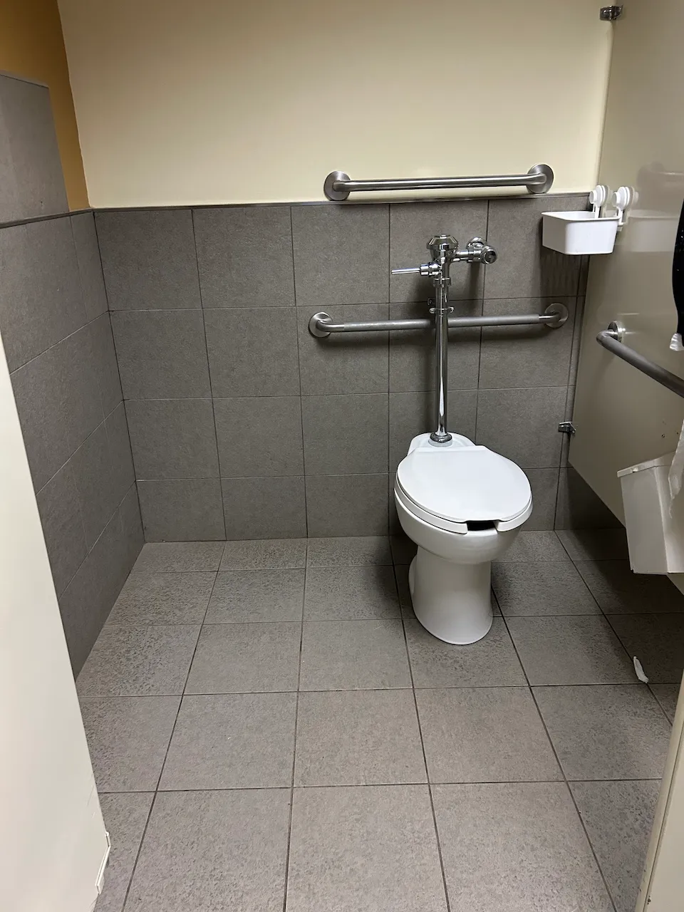 Women's restroom in the reception chalet