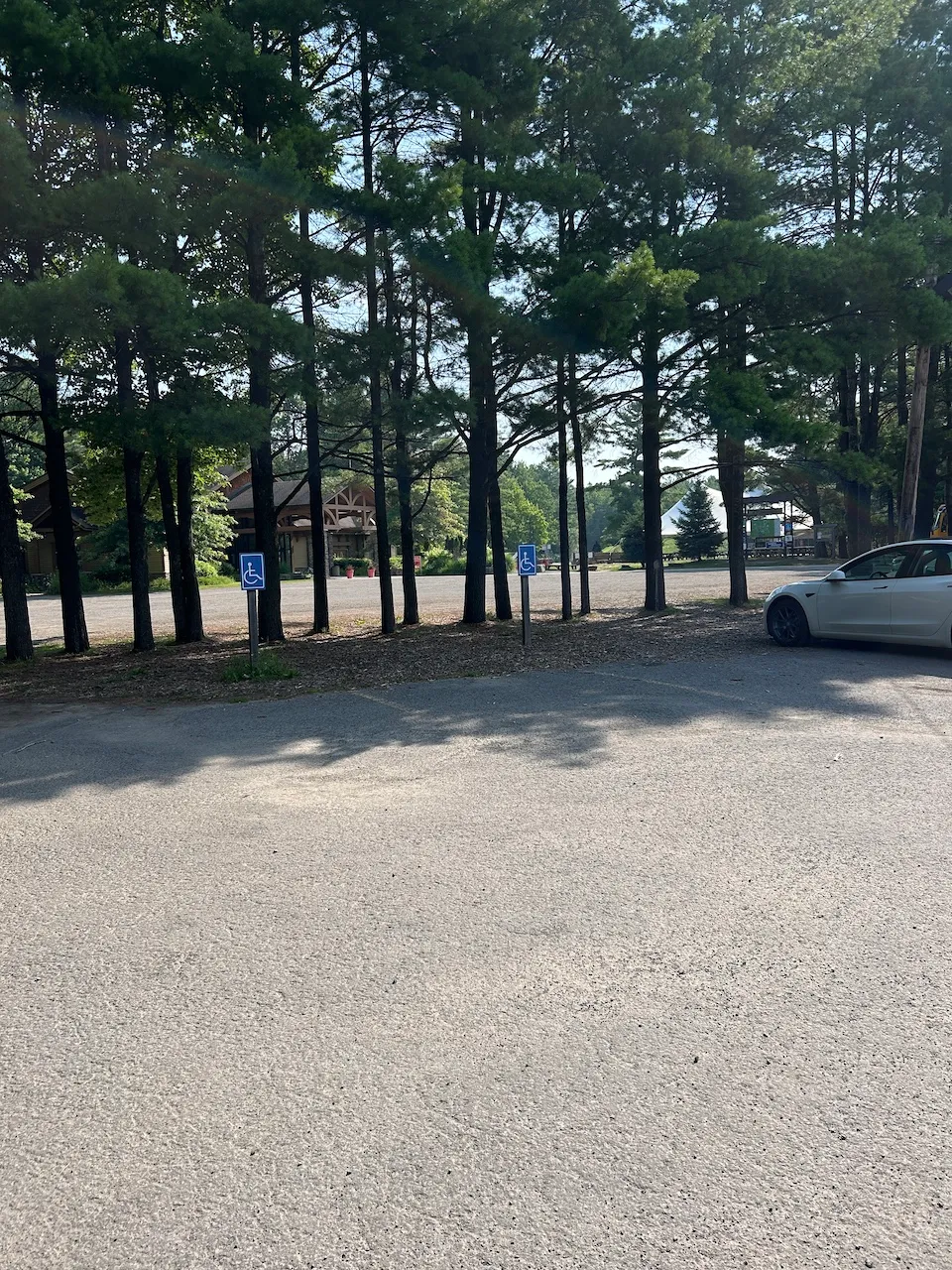 Reserved parking spaces