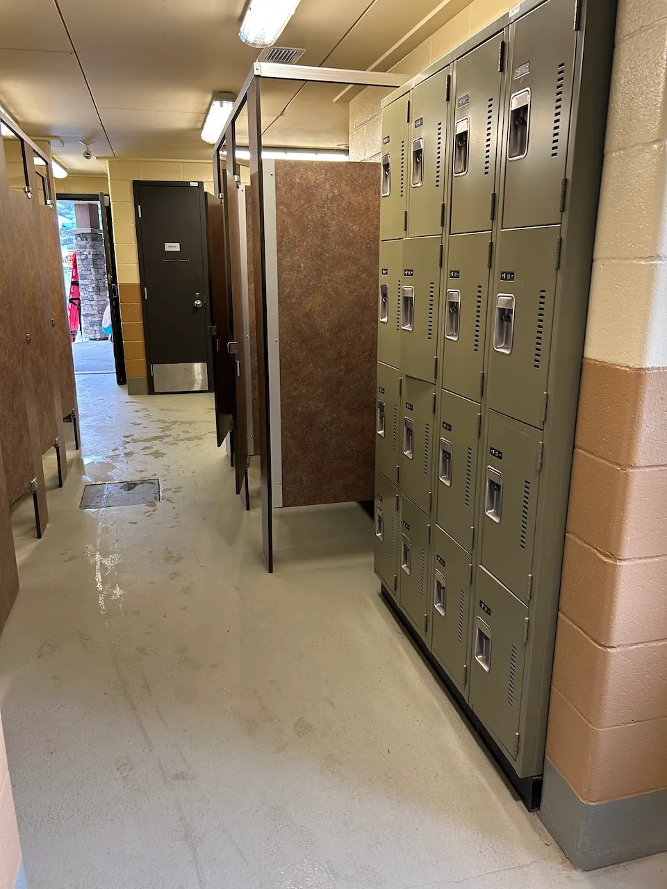 Women's changing room