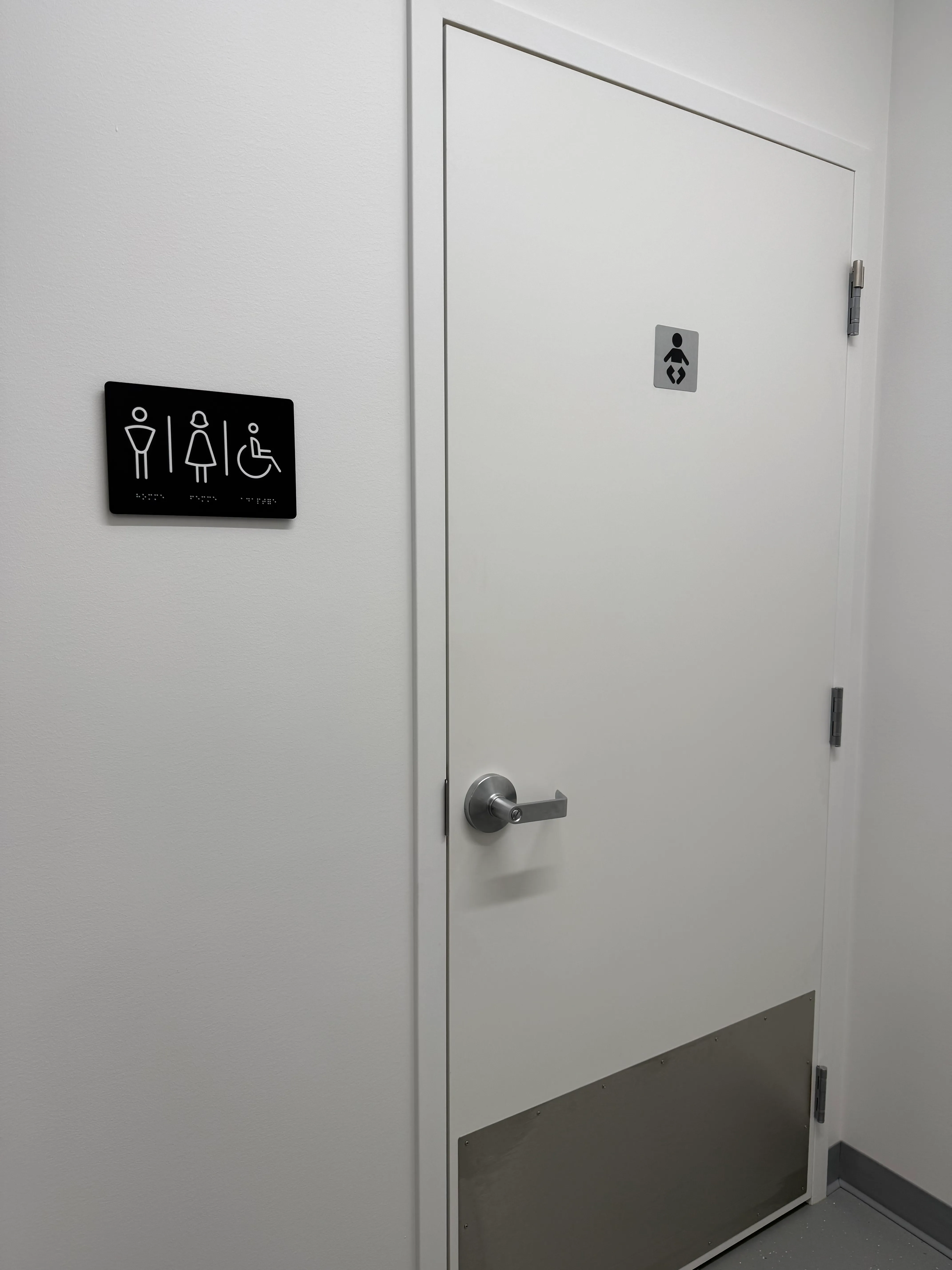 Access to the accessible restroom