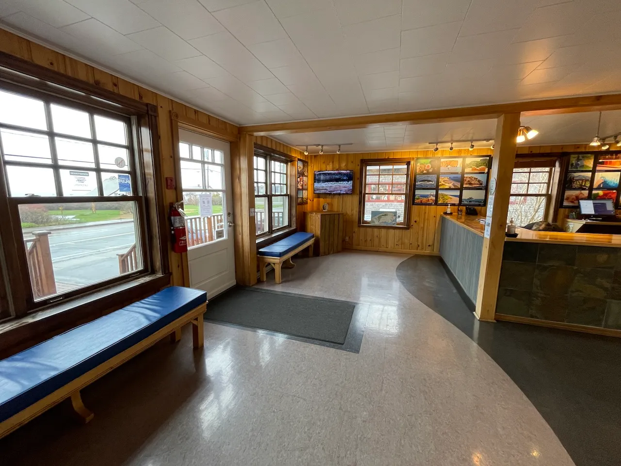 Inside the information desk
