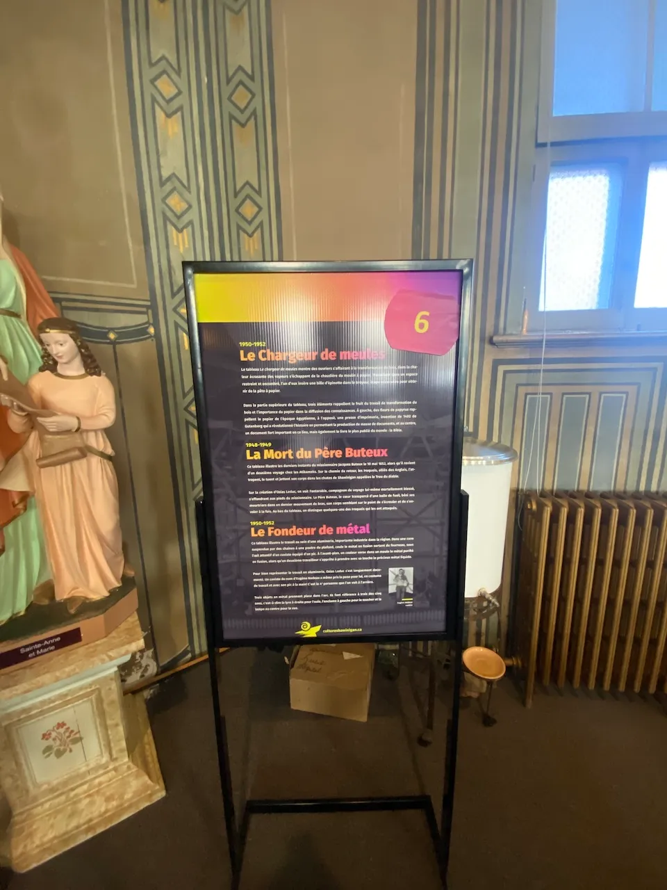 Panneau d'interprétation