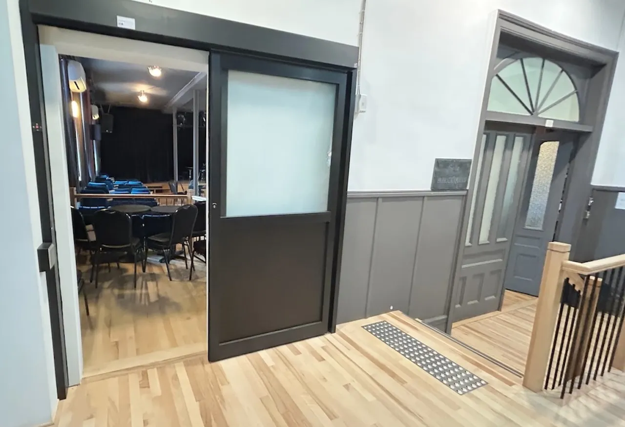 Sliding front door