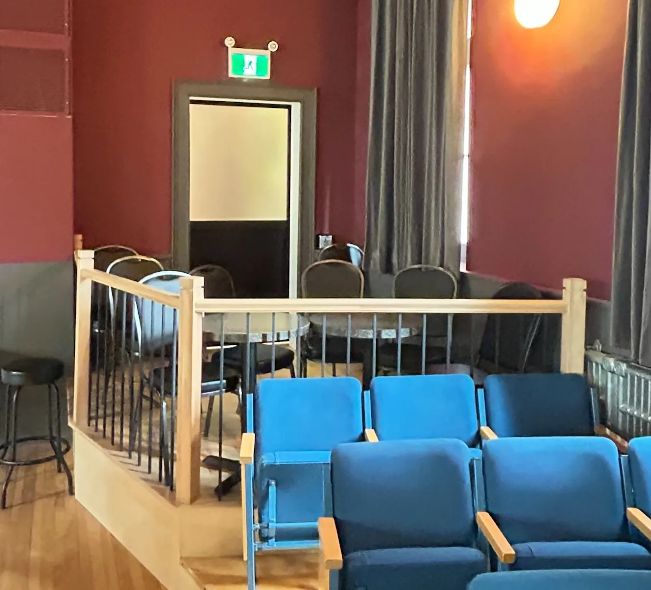 Reserved accessible, raised spaces