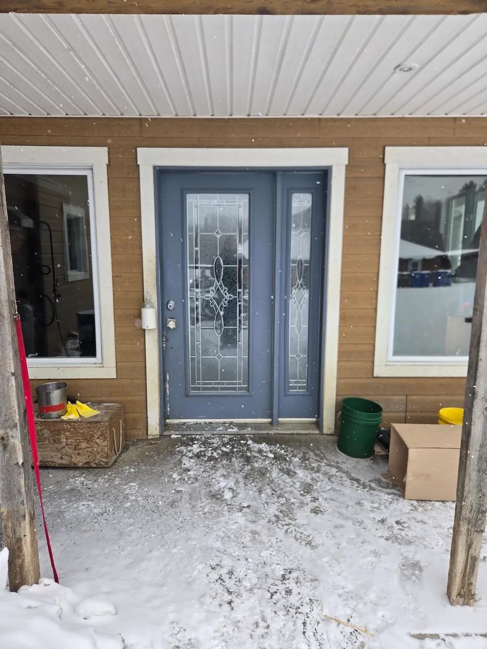 Porte de l'entrée extérieure secondaire