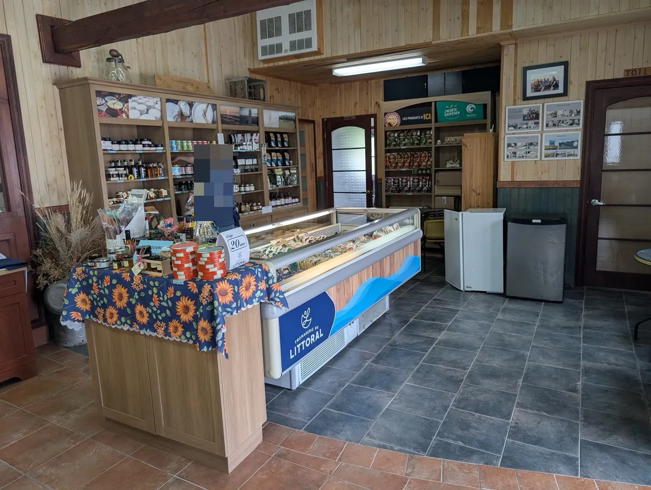 Inside the store