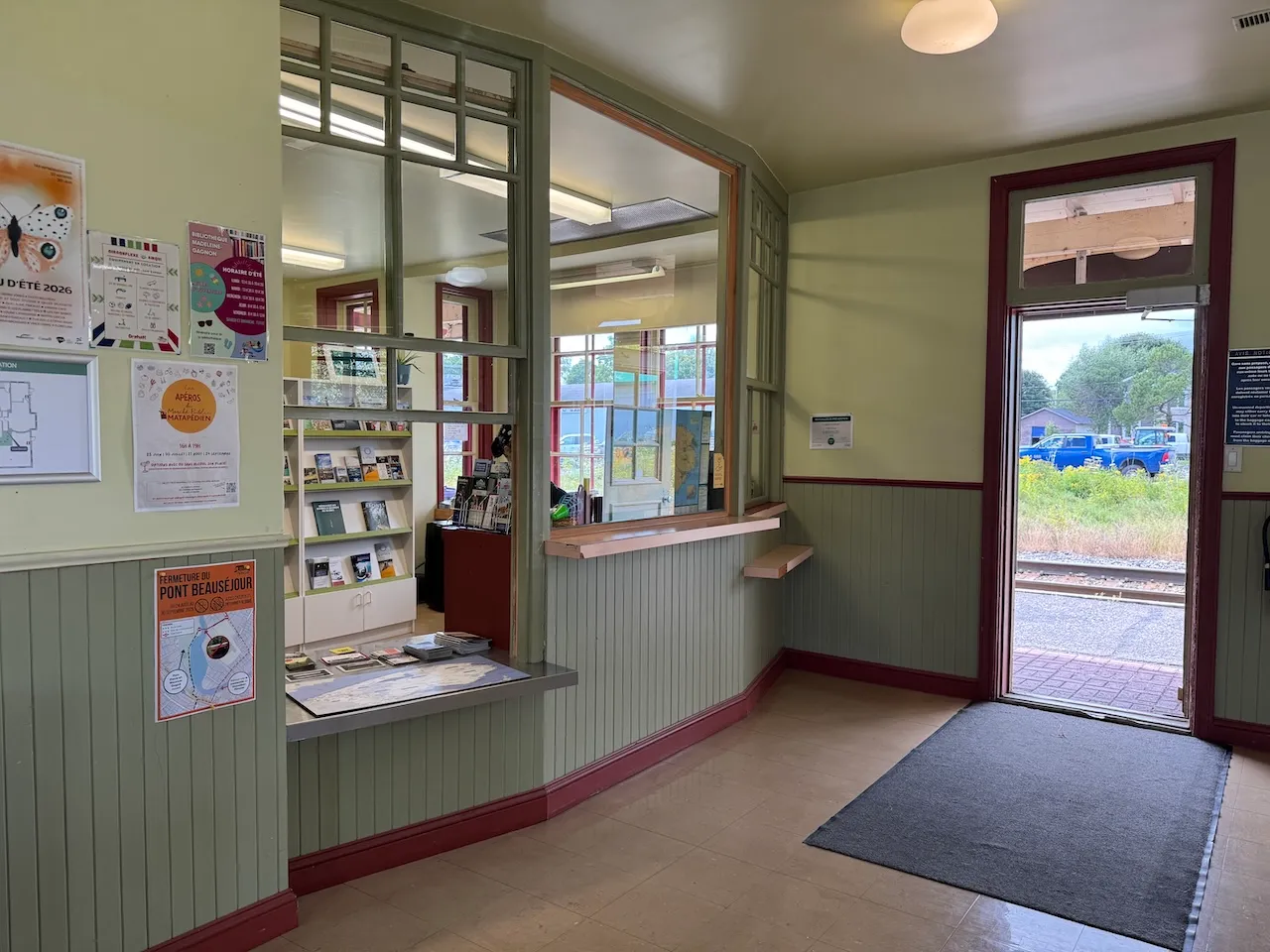 Comptoir d'accueil