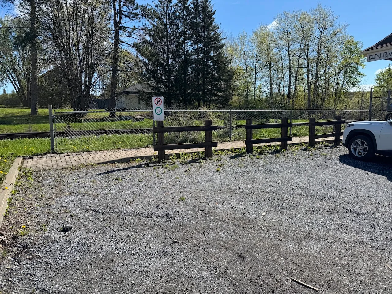 Reserved parking space