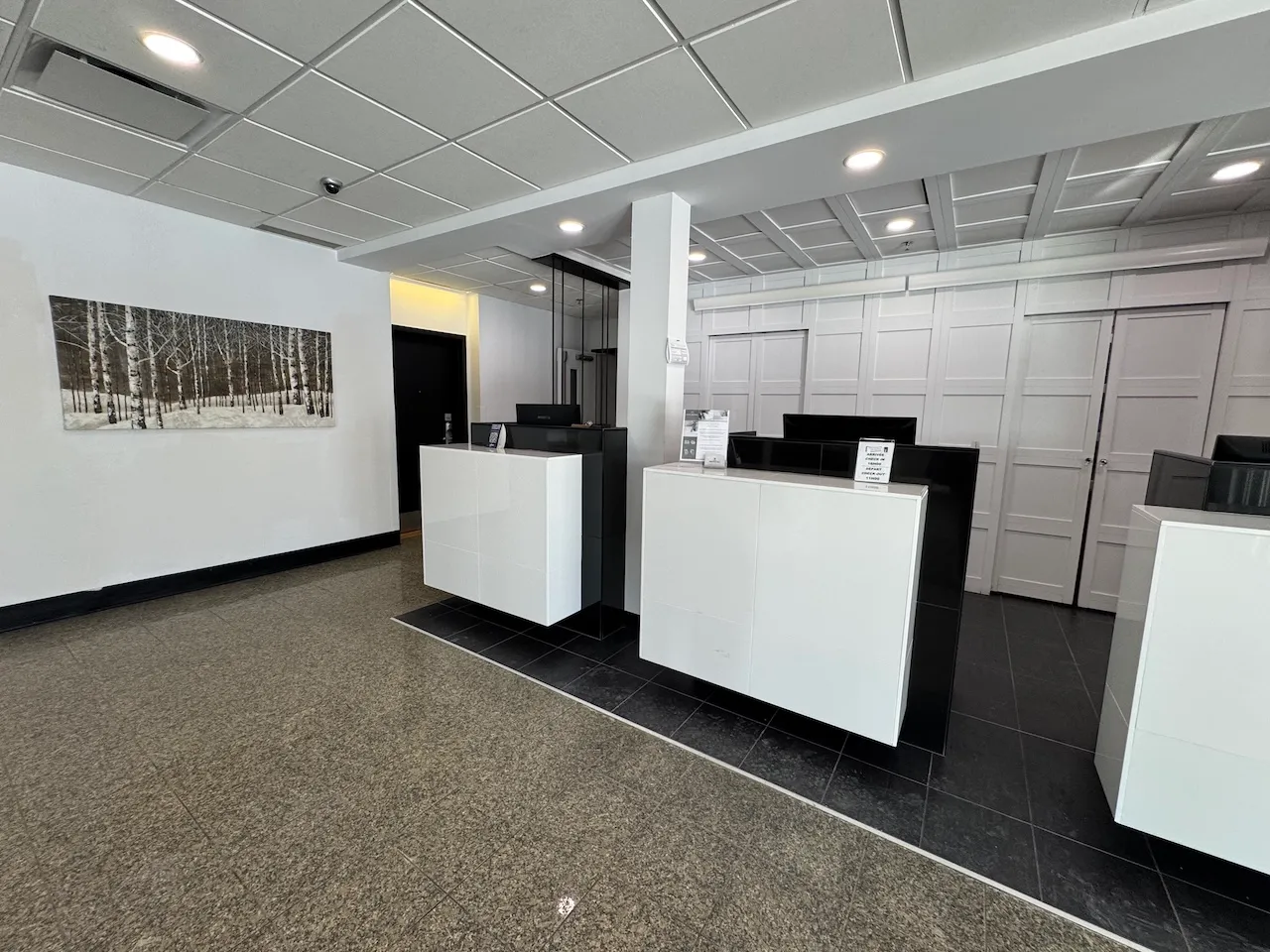 Comptoir de réception