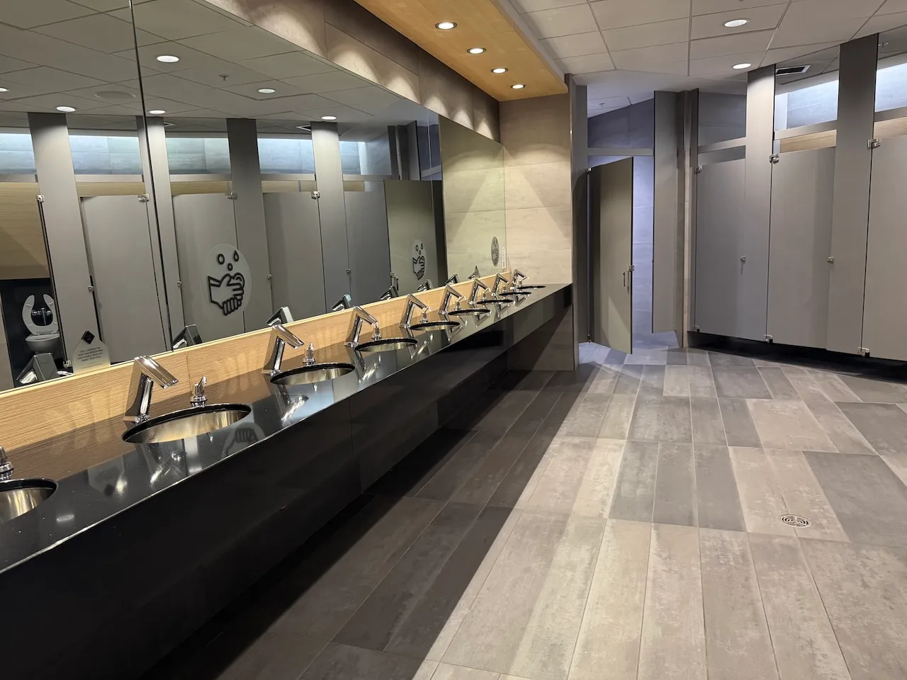 Restrooms - Level 3 (near hall 310)