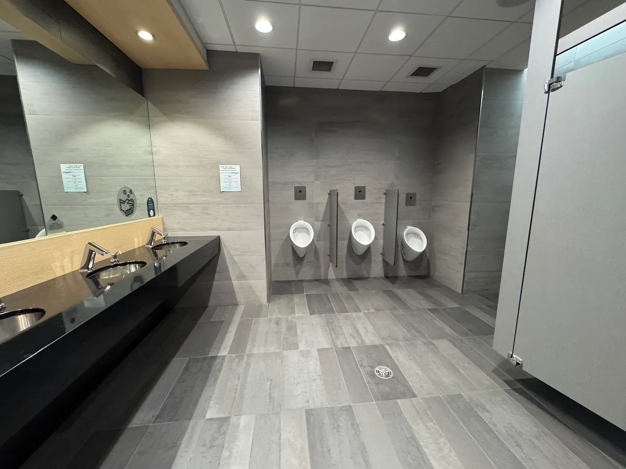 Men restroom - Level 3 (near hall 300)