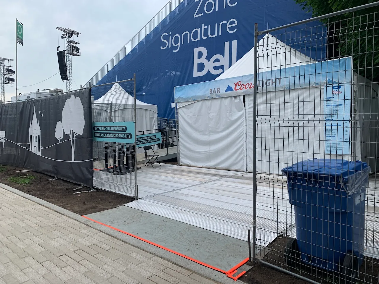 Scène Bell - Zone réservée