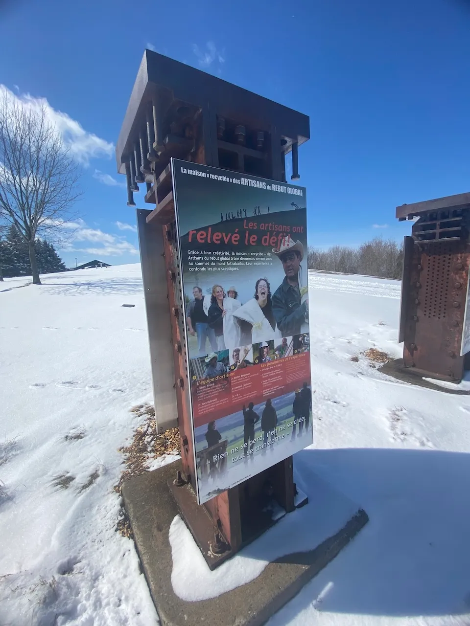 Panneau d'interprétation