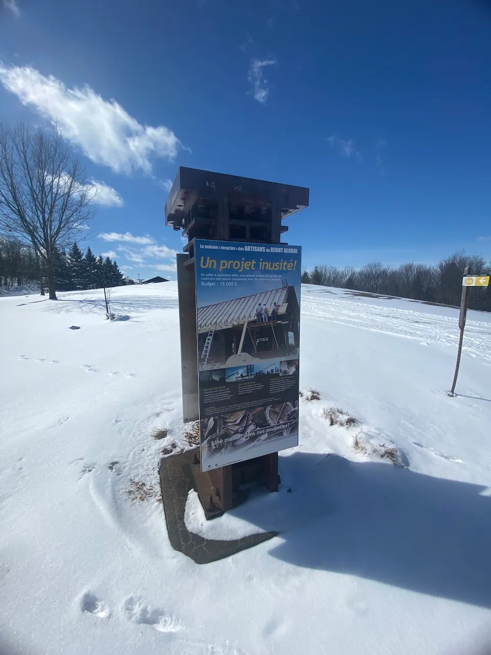 Panneau d'interprétation