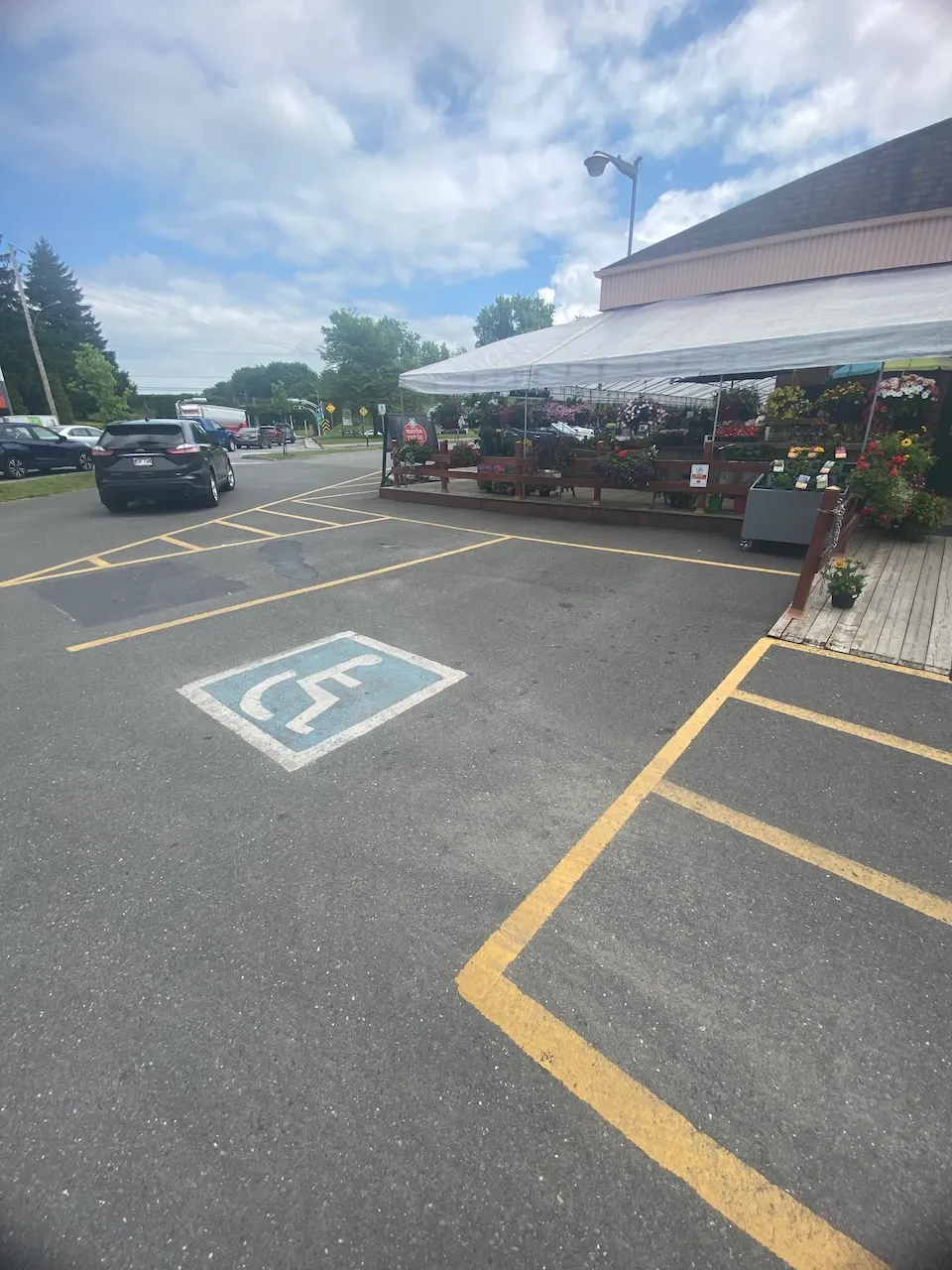 Espace de stationnement réservé