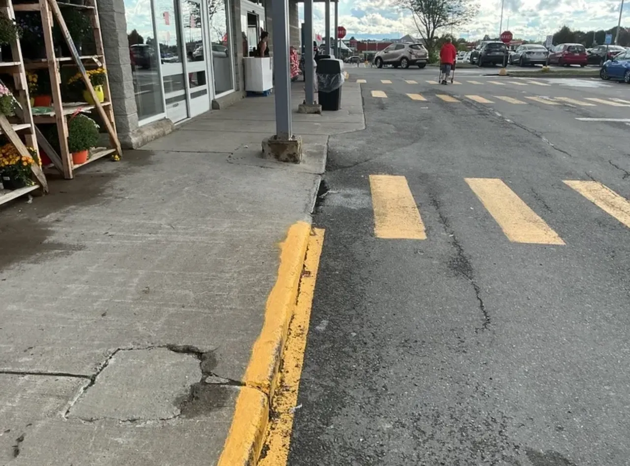 curb cut