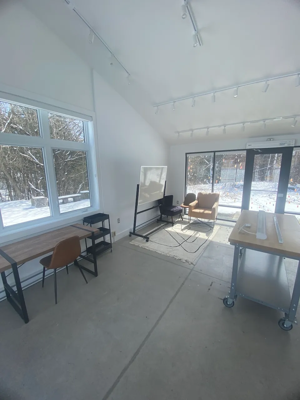 Interior of the building