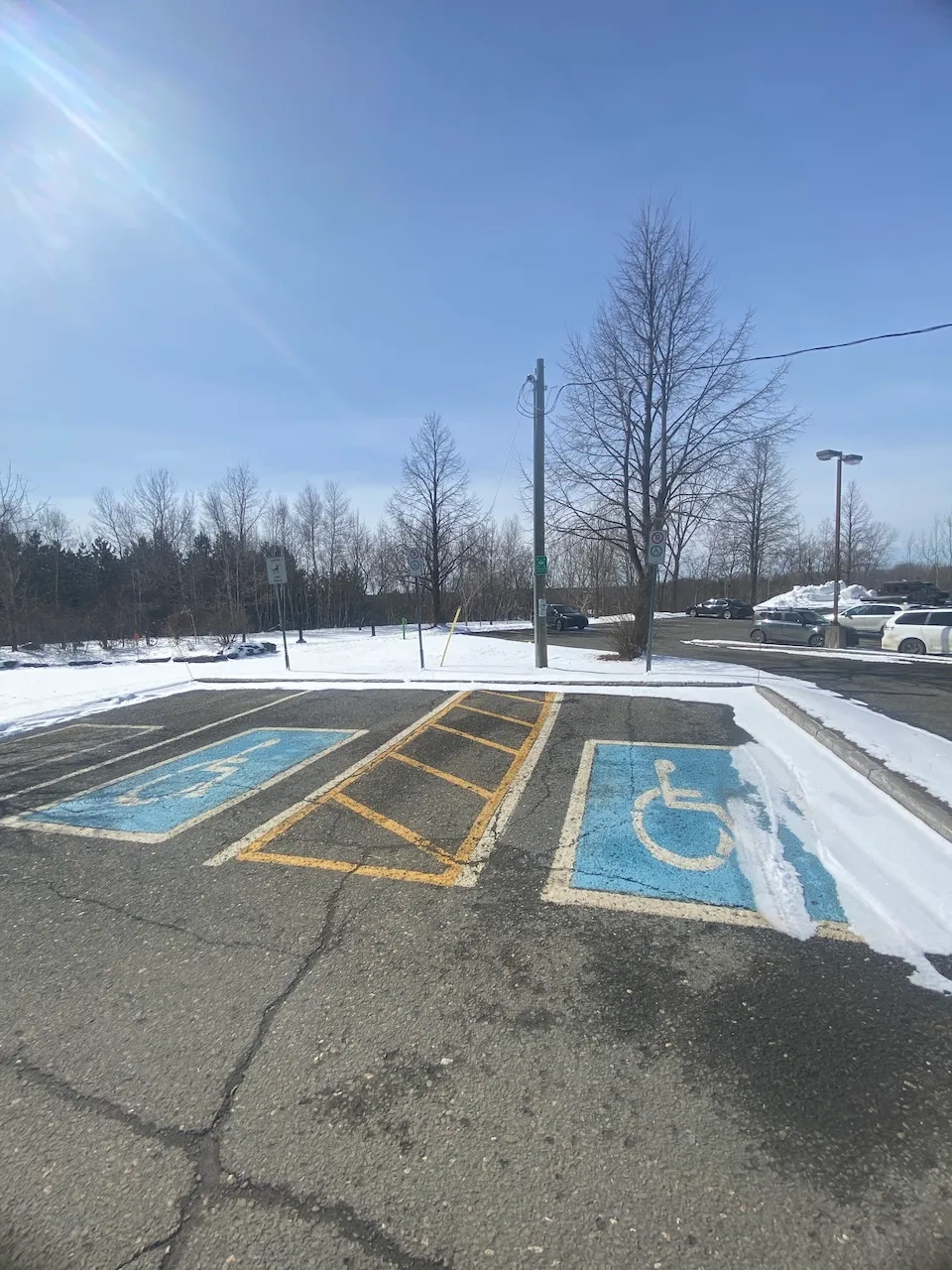 Reserved parking spaces