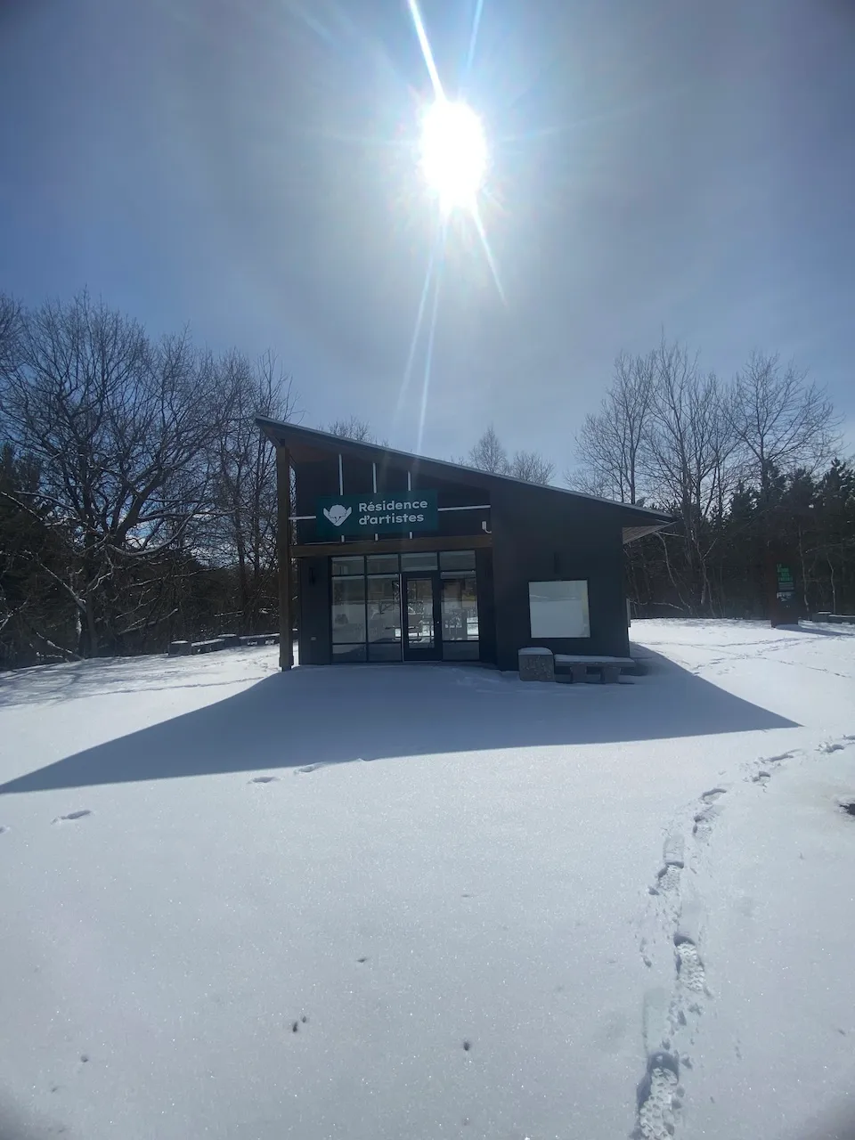 Artist residency (reception pavilion)