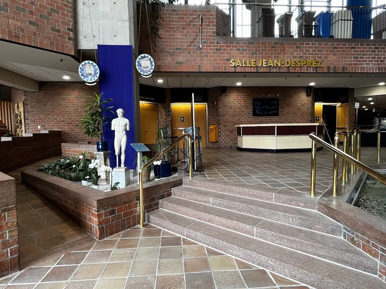 Walkway—ramp and steps