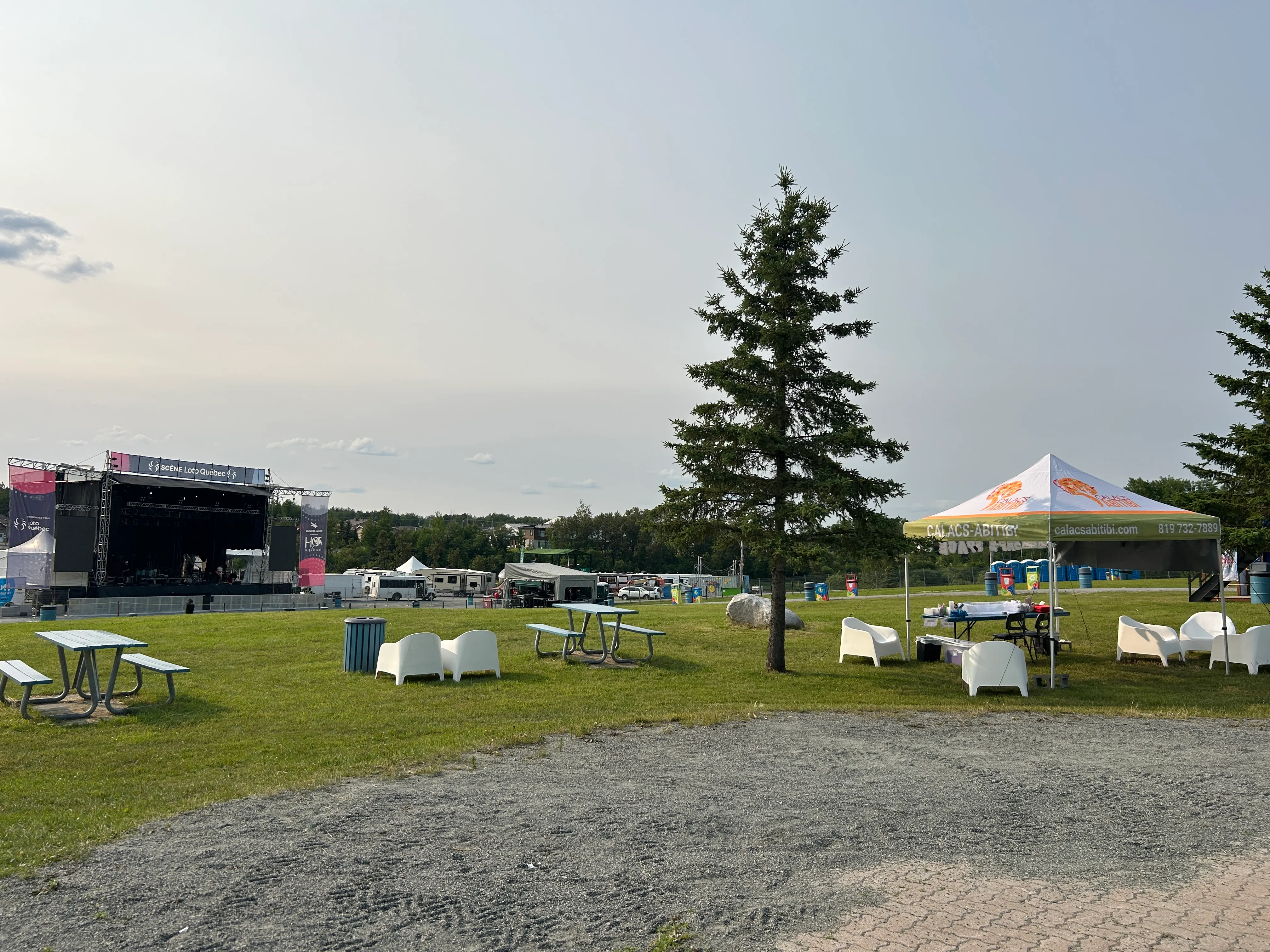 Scène et parterre (vue d'en haut)