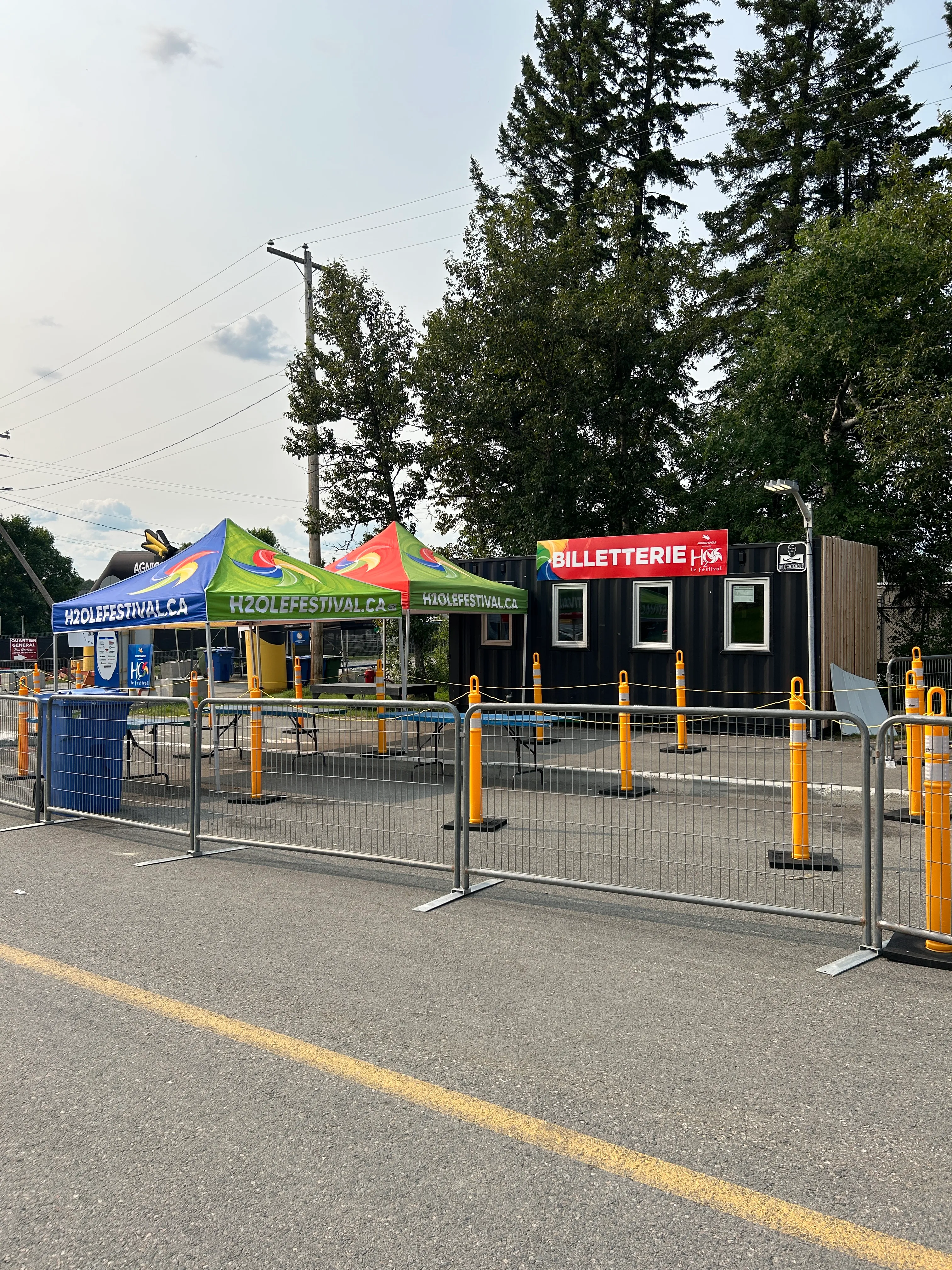 Admission et comptoir de billetterie