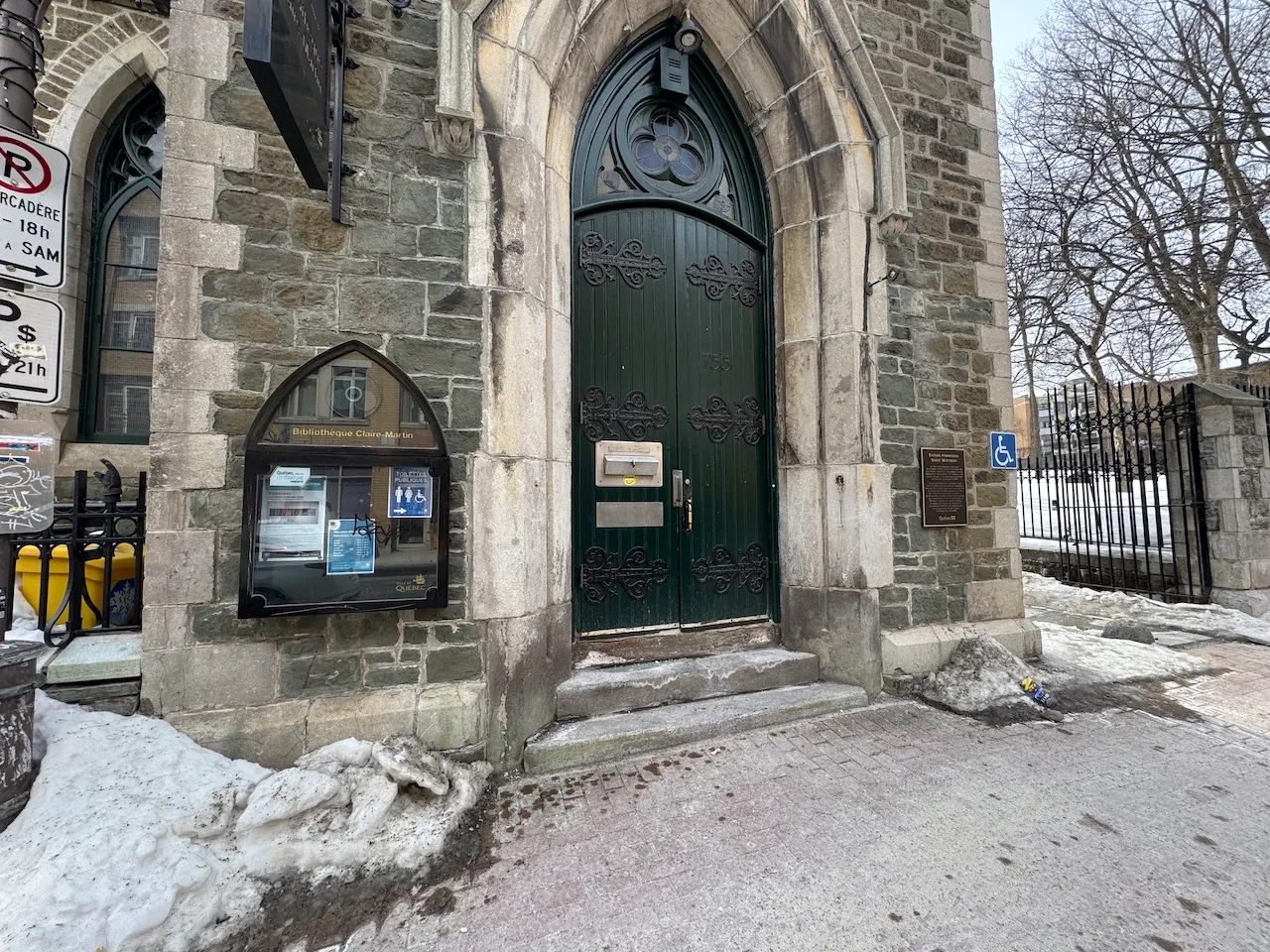 Front entrance