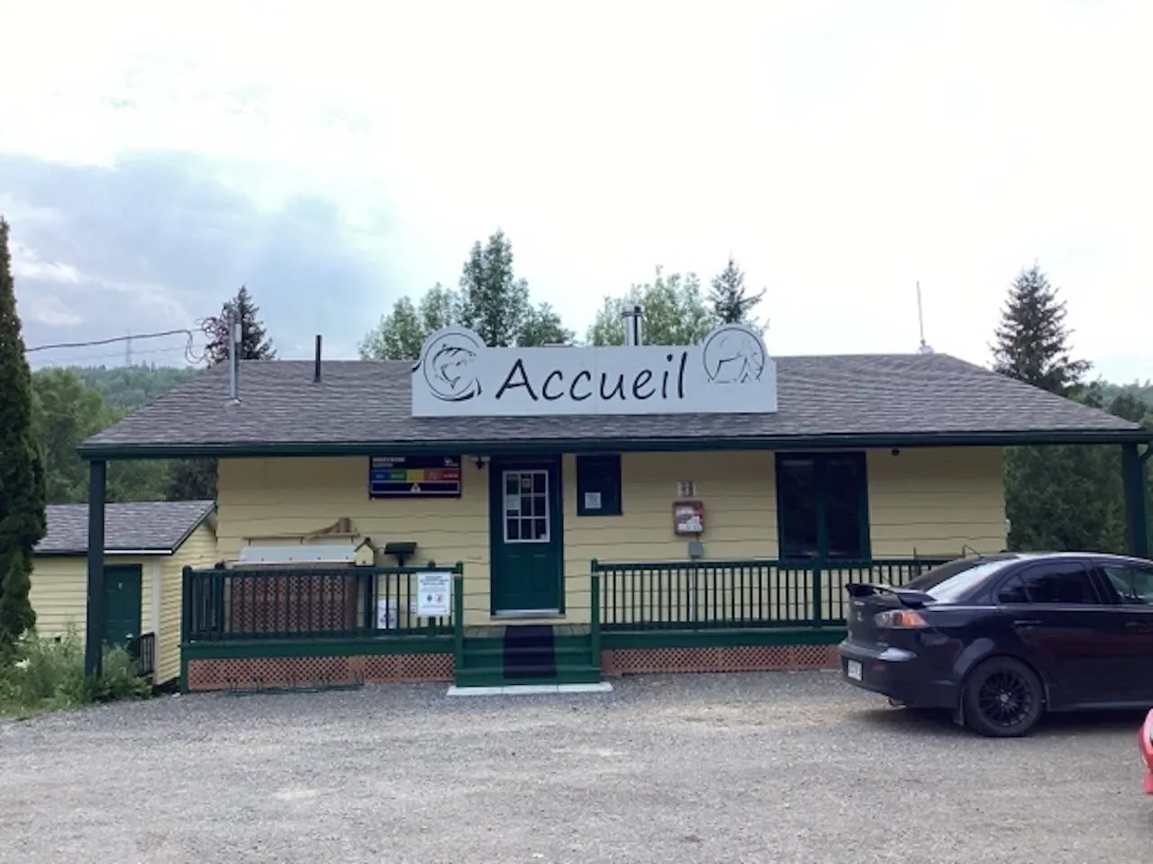 Bâtiment d'accueil