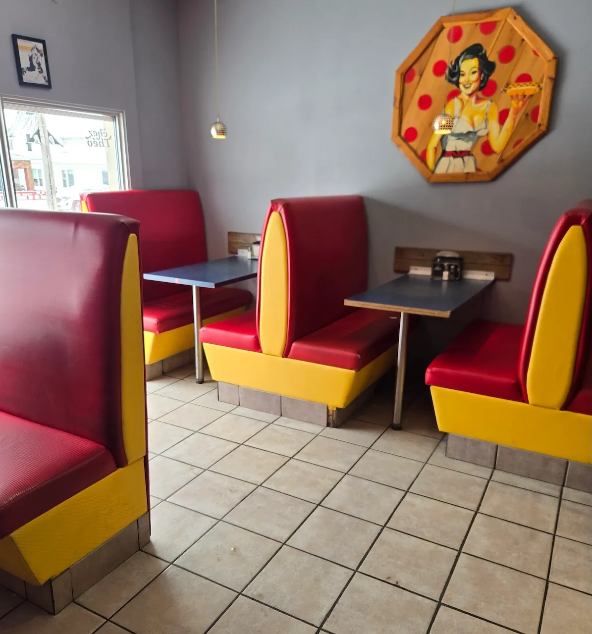 Inside the restaurant