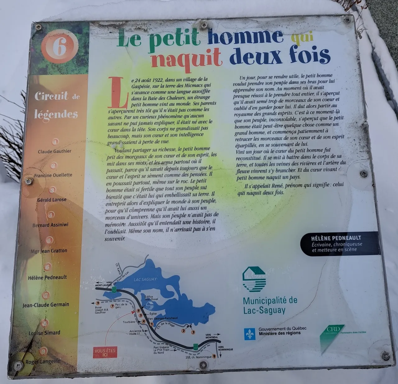 Repère 6 - Édifice Jean-Duval : Le petit homme qui naquit deux fois