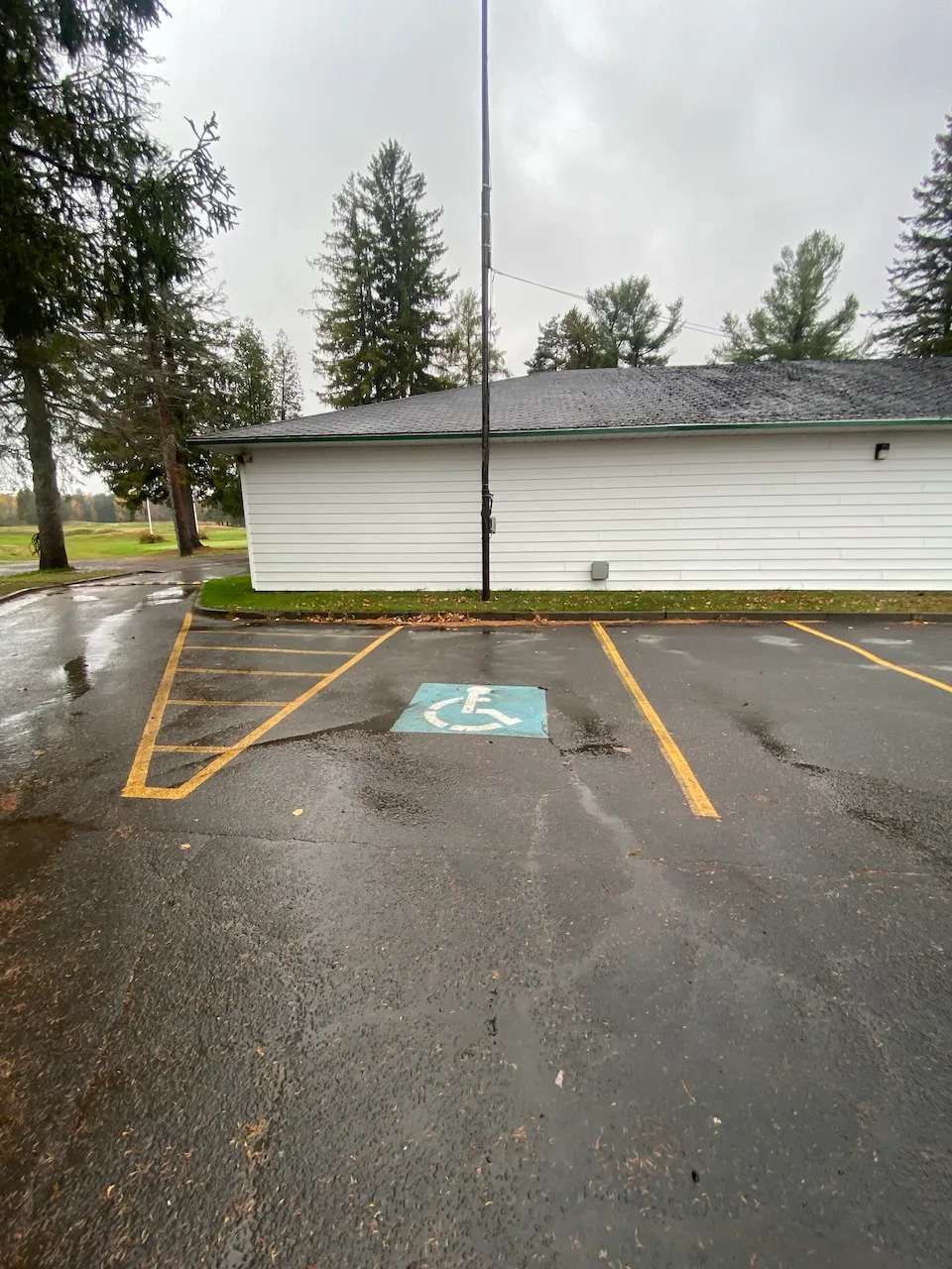 Espace de stationnement réservé