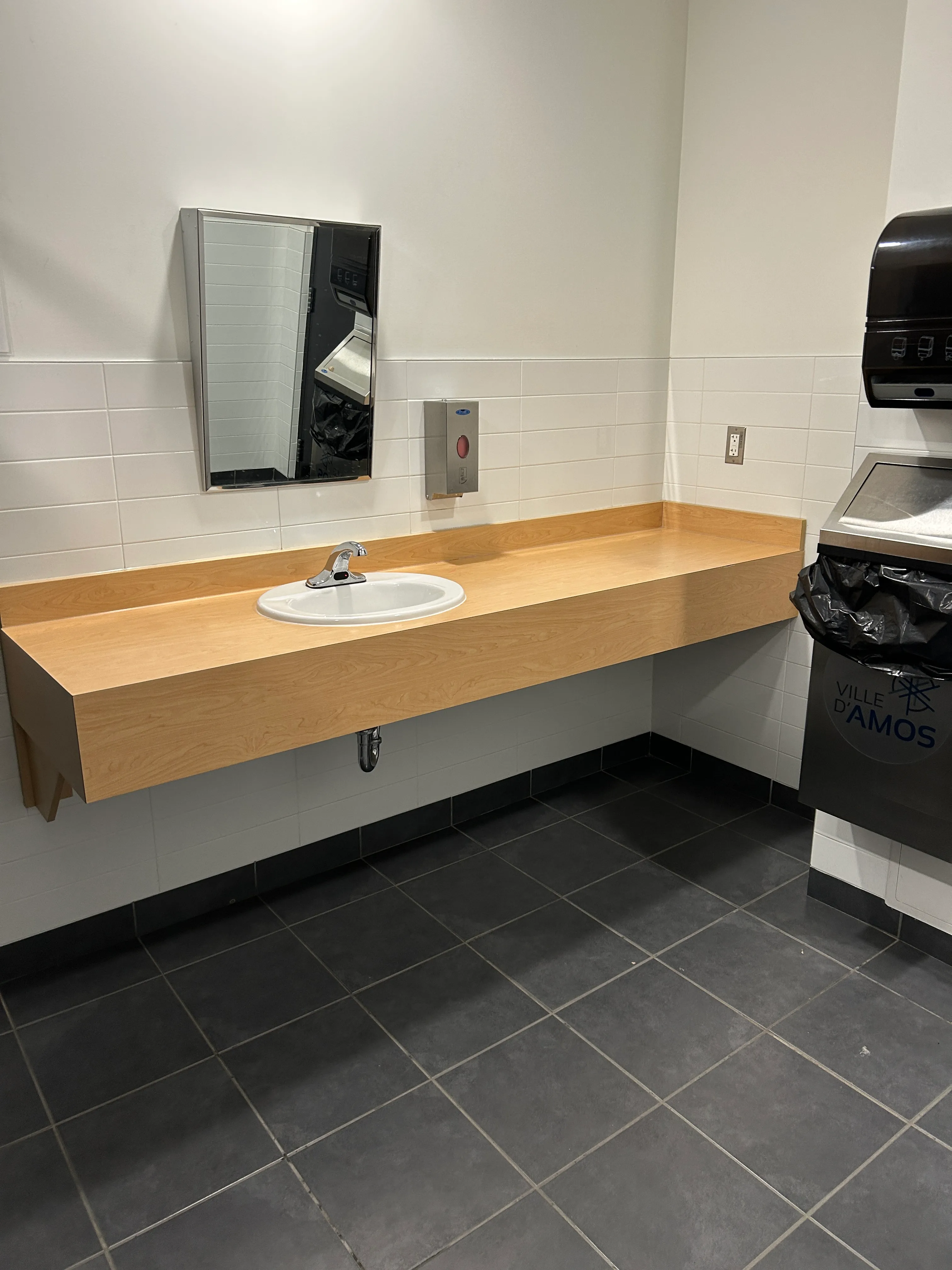 Sink - Men's restroom