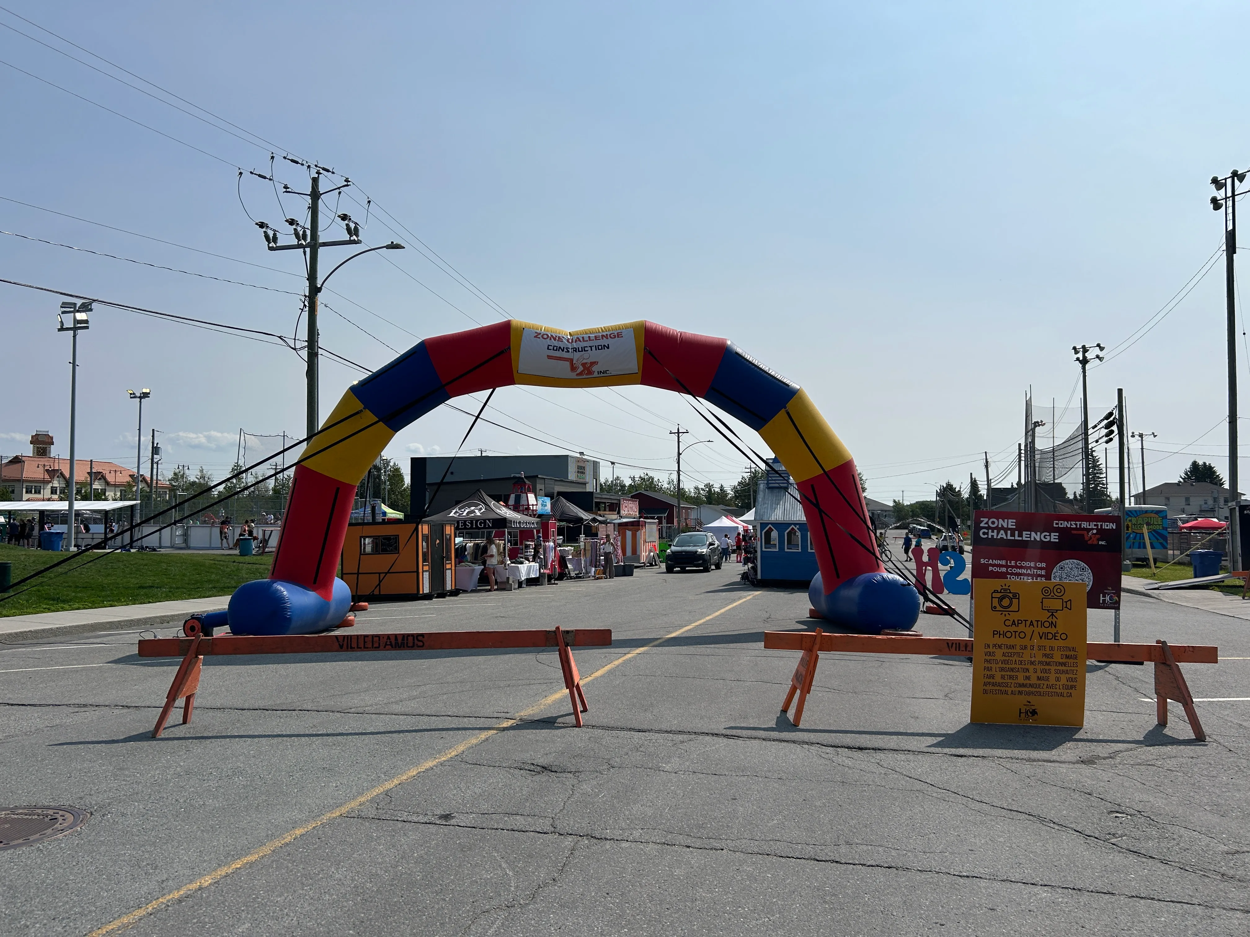 Challenge zone (in front of the sports complex)