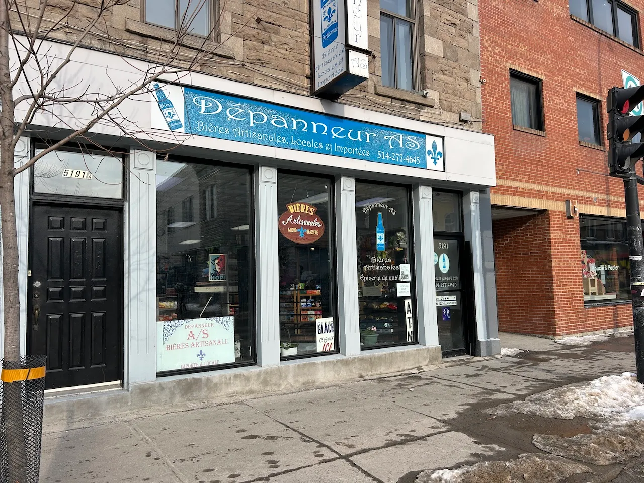 Exterior of the building