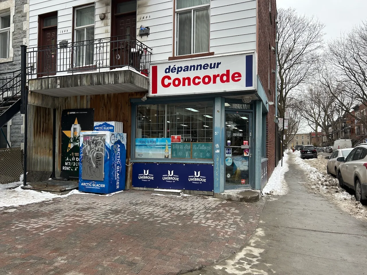 Exterior of the building