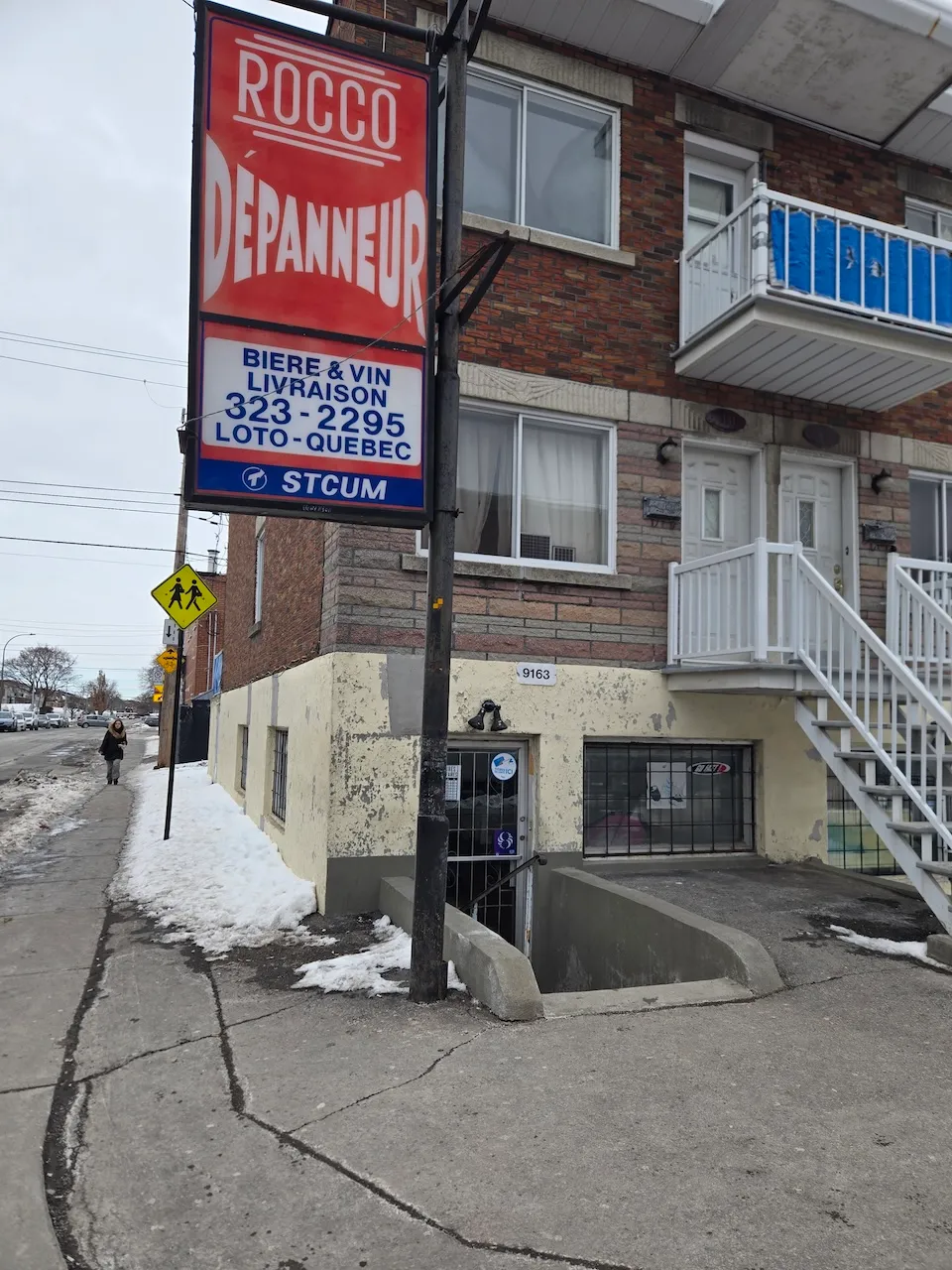 Outdoor entrance to the Roco convenience store