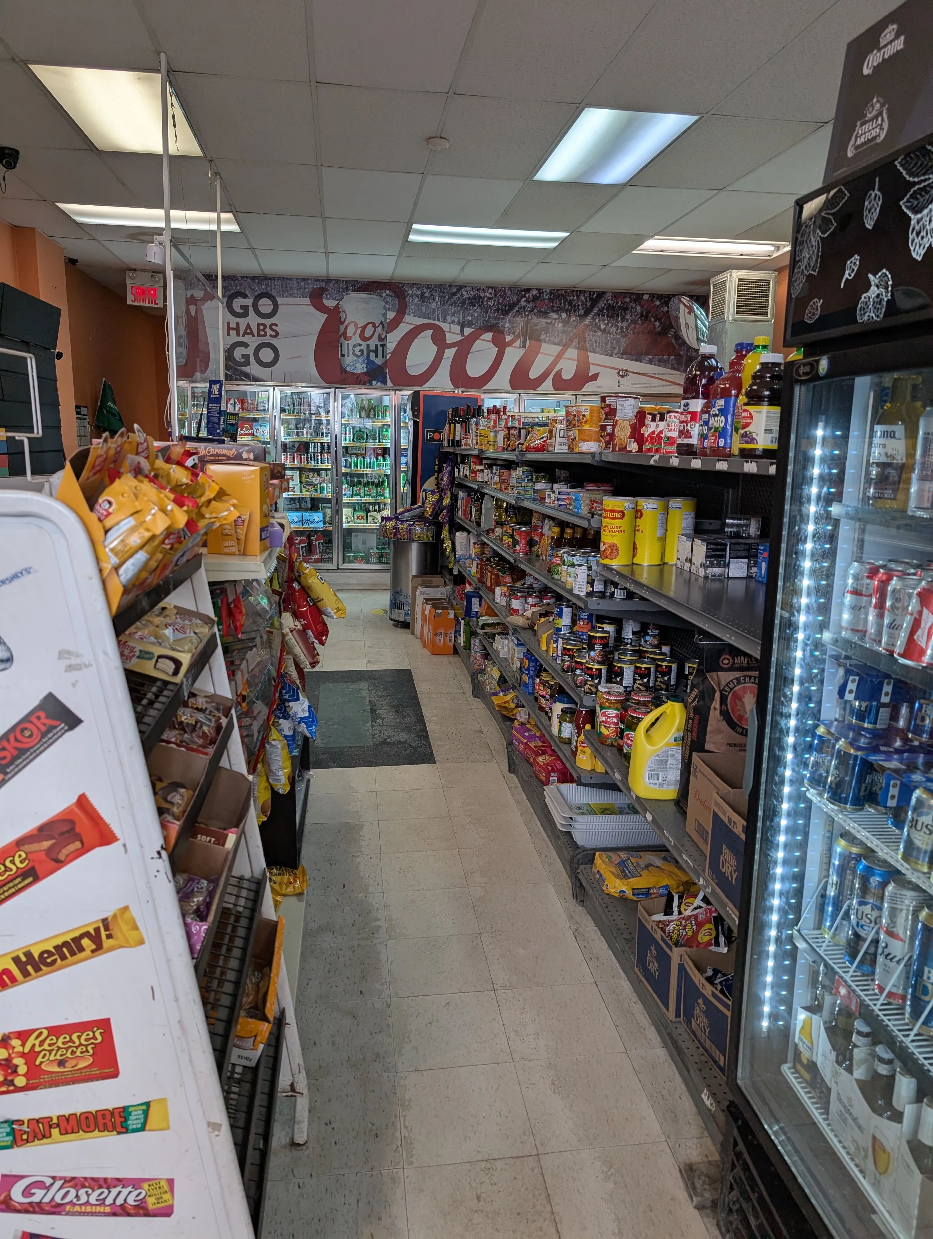 Intérieur de la boutique