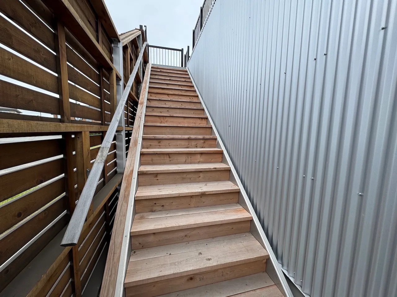 Escalier vers la terrasse