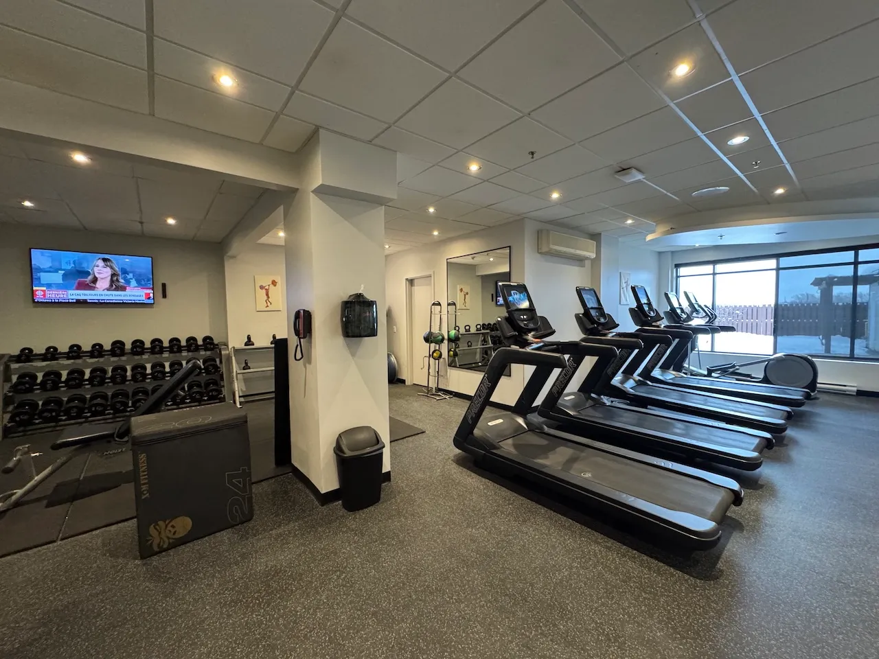 Salle d'entraînement