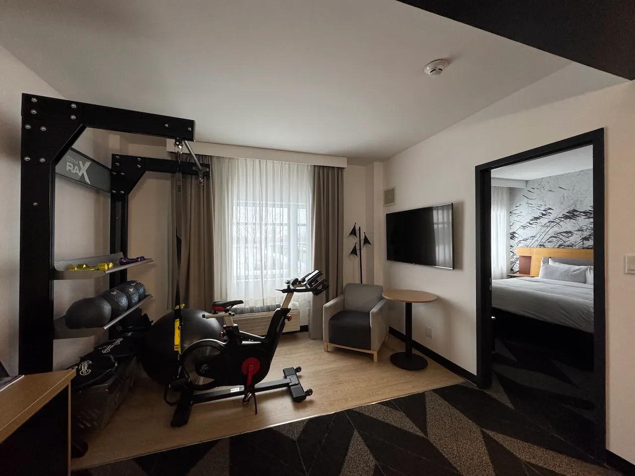 Chambre #107 - Section gym