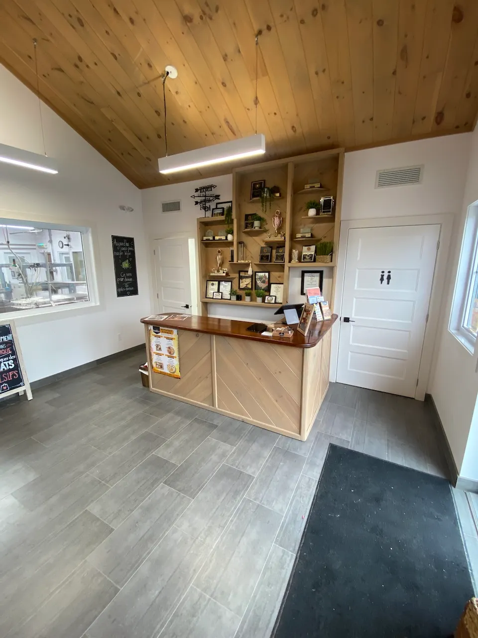 Comptoir d'accueil