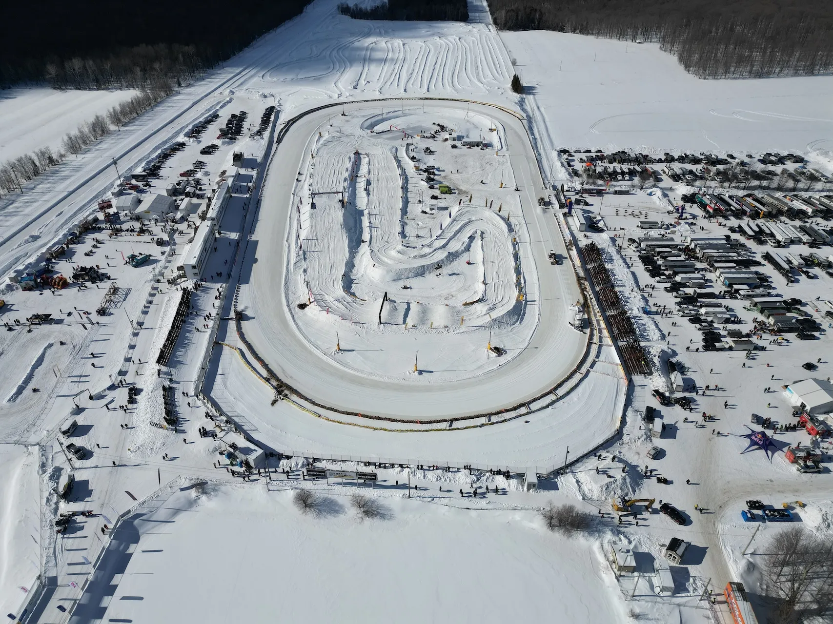 Circuit Yvon-Duhamel - vue aérienne