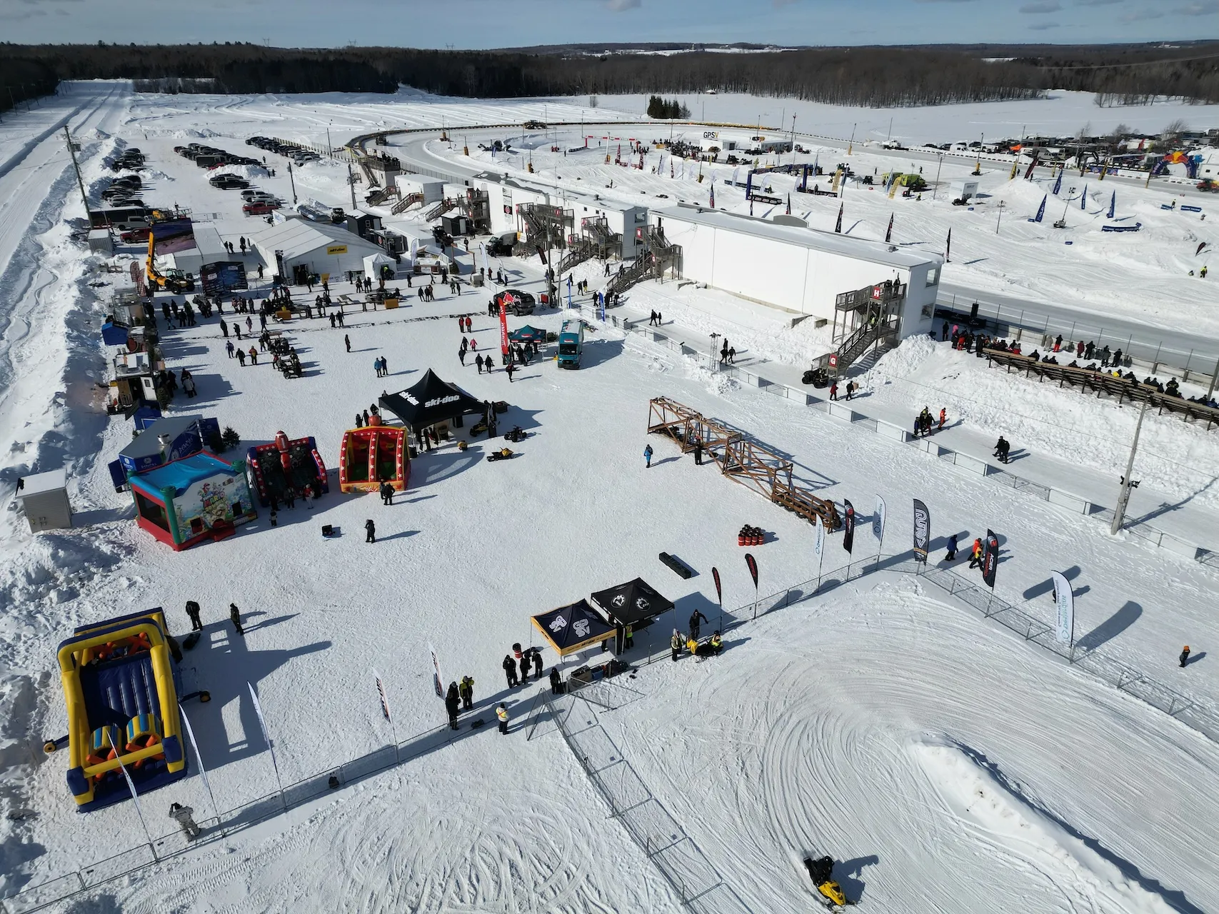 Zone familiale - vue aérienne