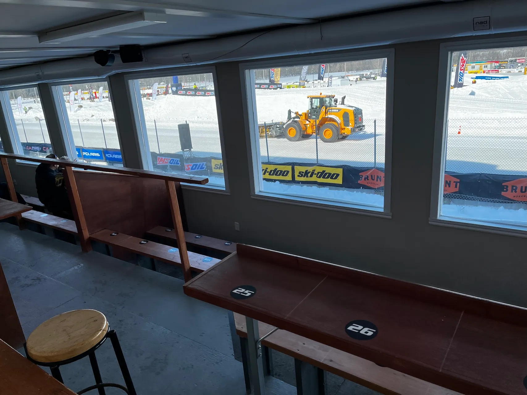 Loges G et H - aménagement intérieur