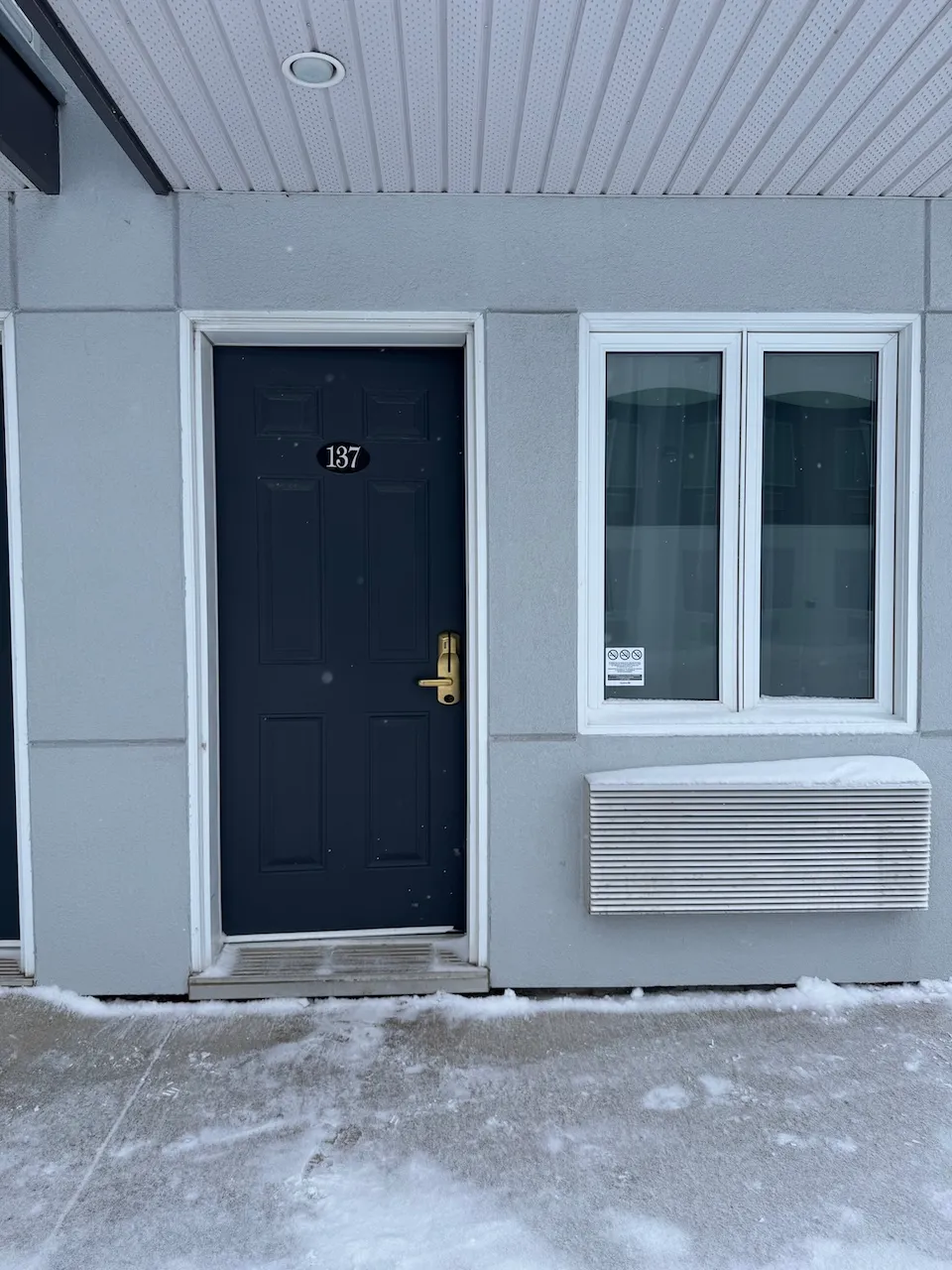 Room #137 - Entrance from outside