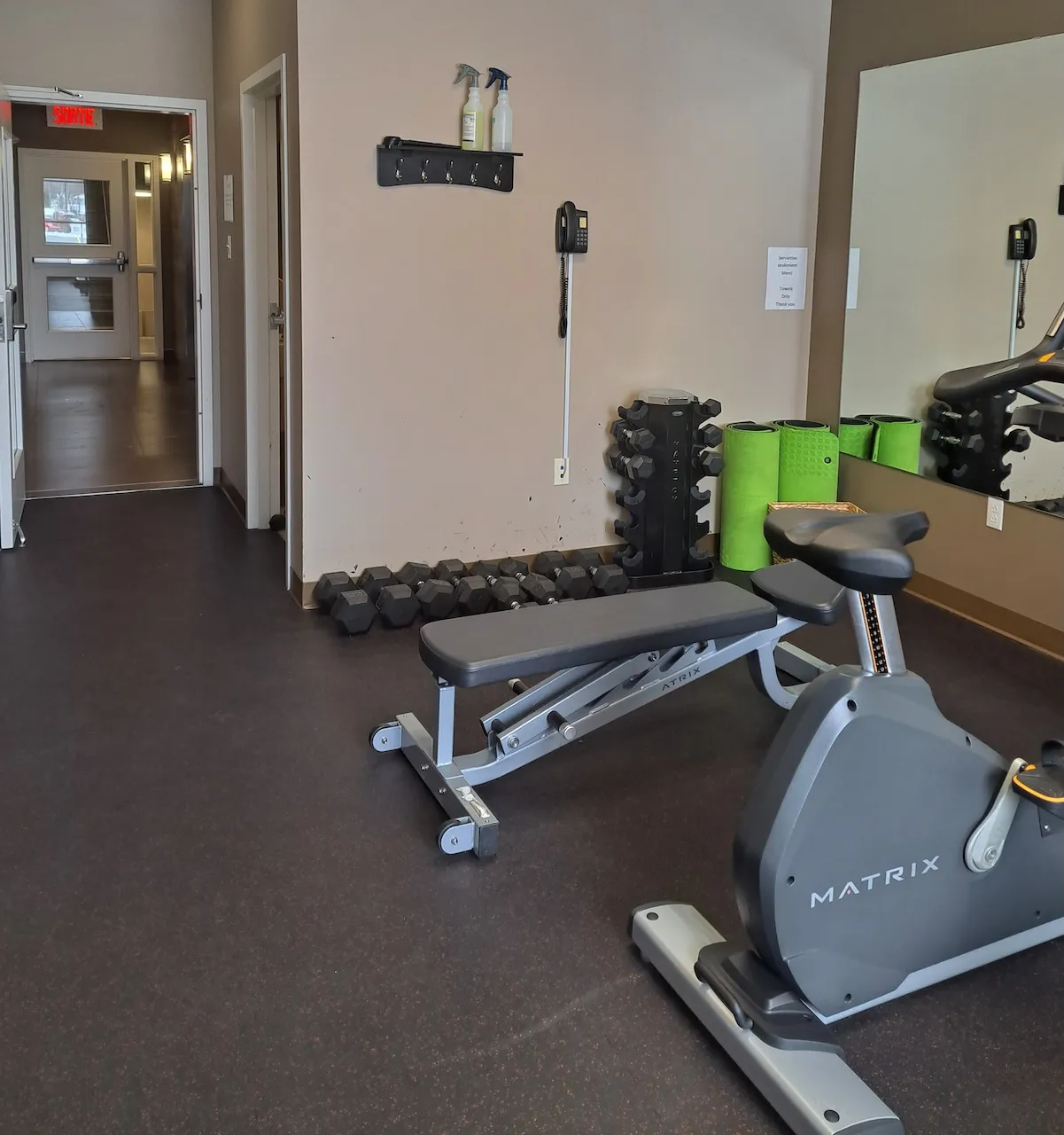 Salle d'entraînement